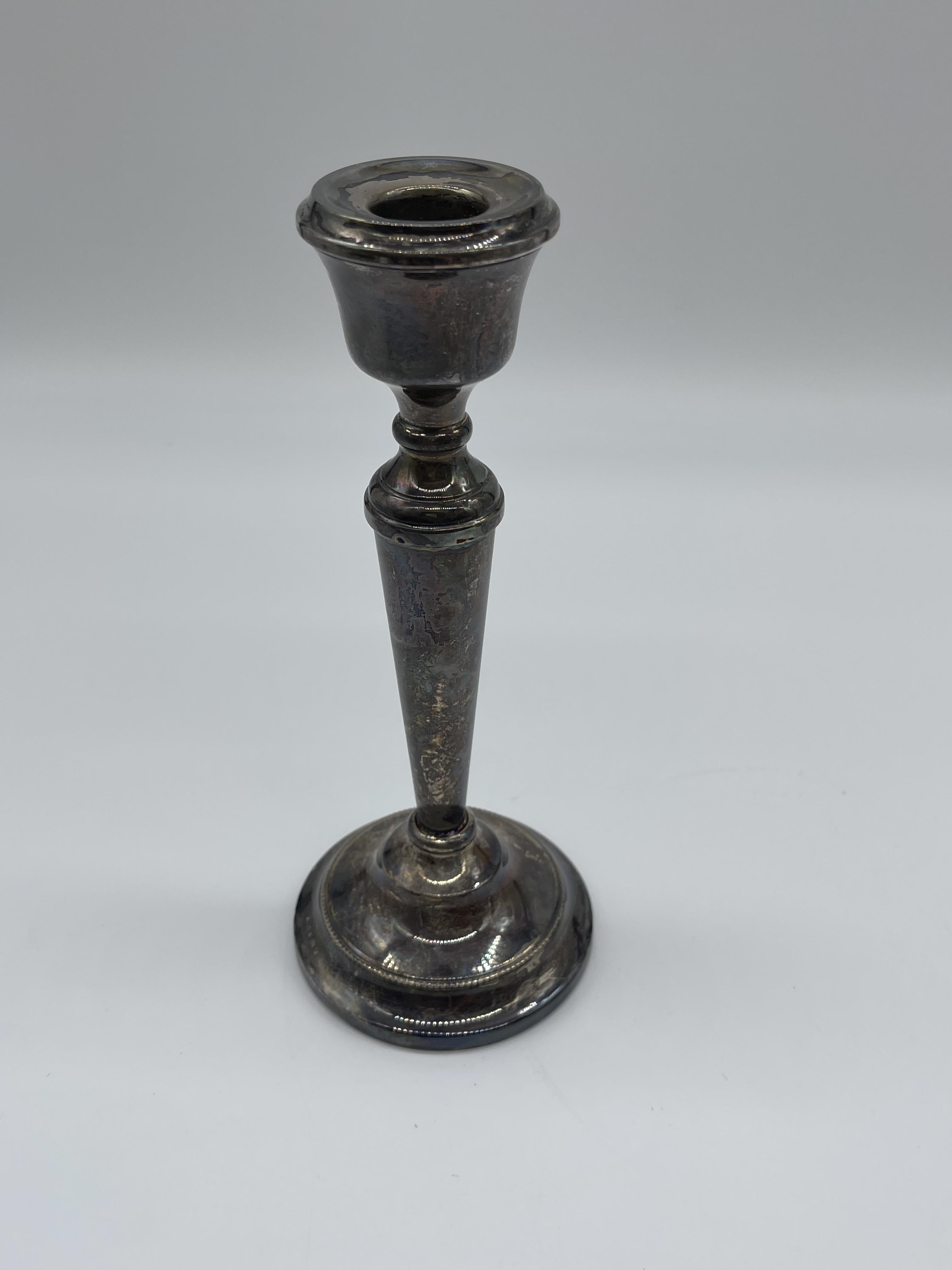 Two Pairs of HM Silver Candlesticks. - Image 3 of 16