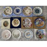 Assortment of Twelve Decorative Collectable Plates