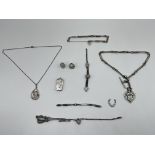 HM Silver Jewellery to include Pocket Watch Chain,