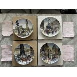 Collection of Four Boxed Bradford Exchange Plates