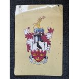 Brentwood Town Crest Metal Sign with Essex Crest o