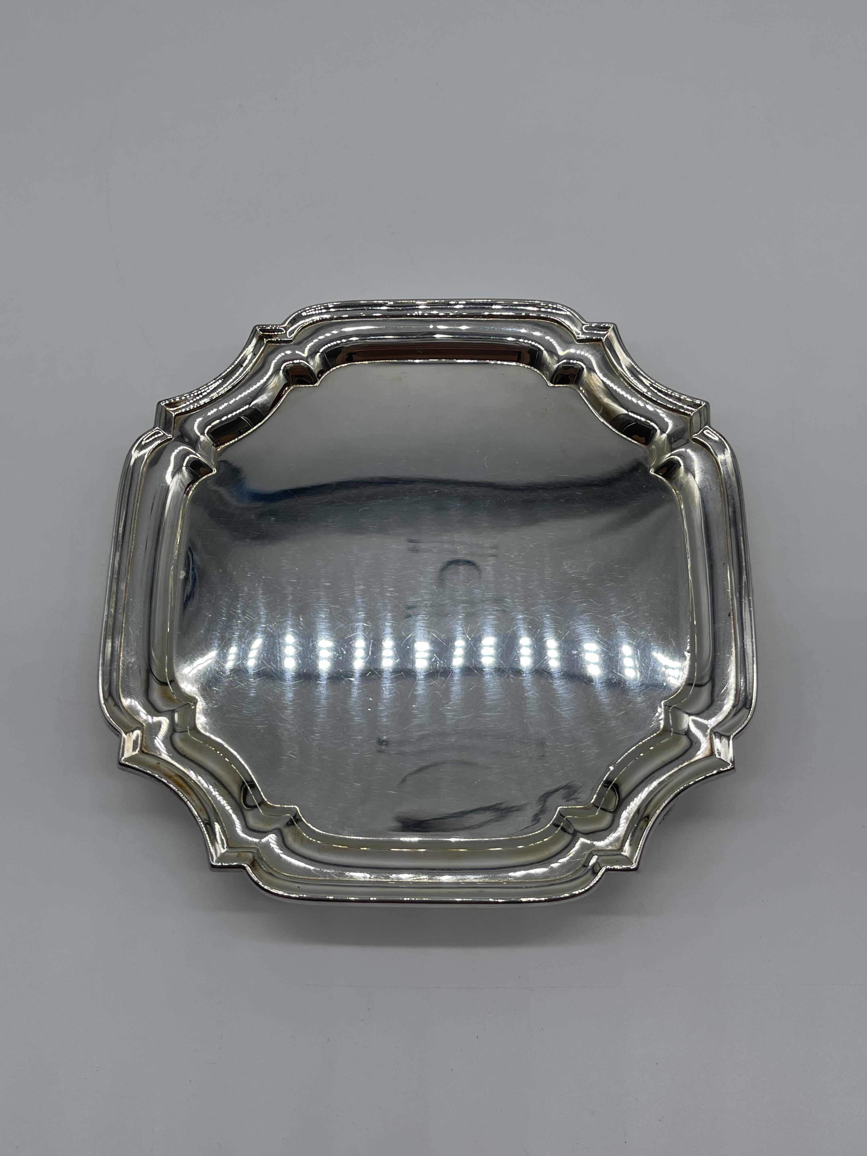 Small HM Silver Four Legged Tray. Total weight 175 - Image 2 of 6