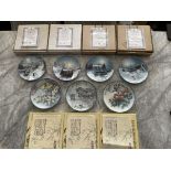 Collection of Seven Boxed Bradford Exchange Plates