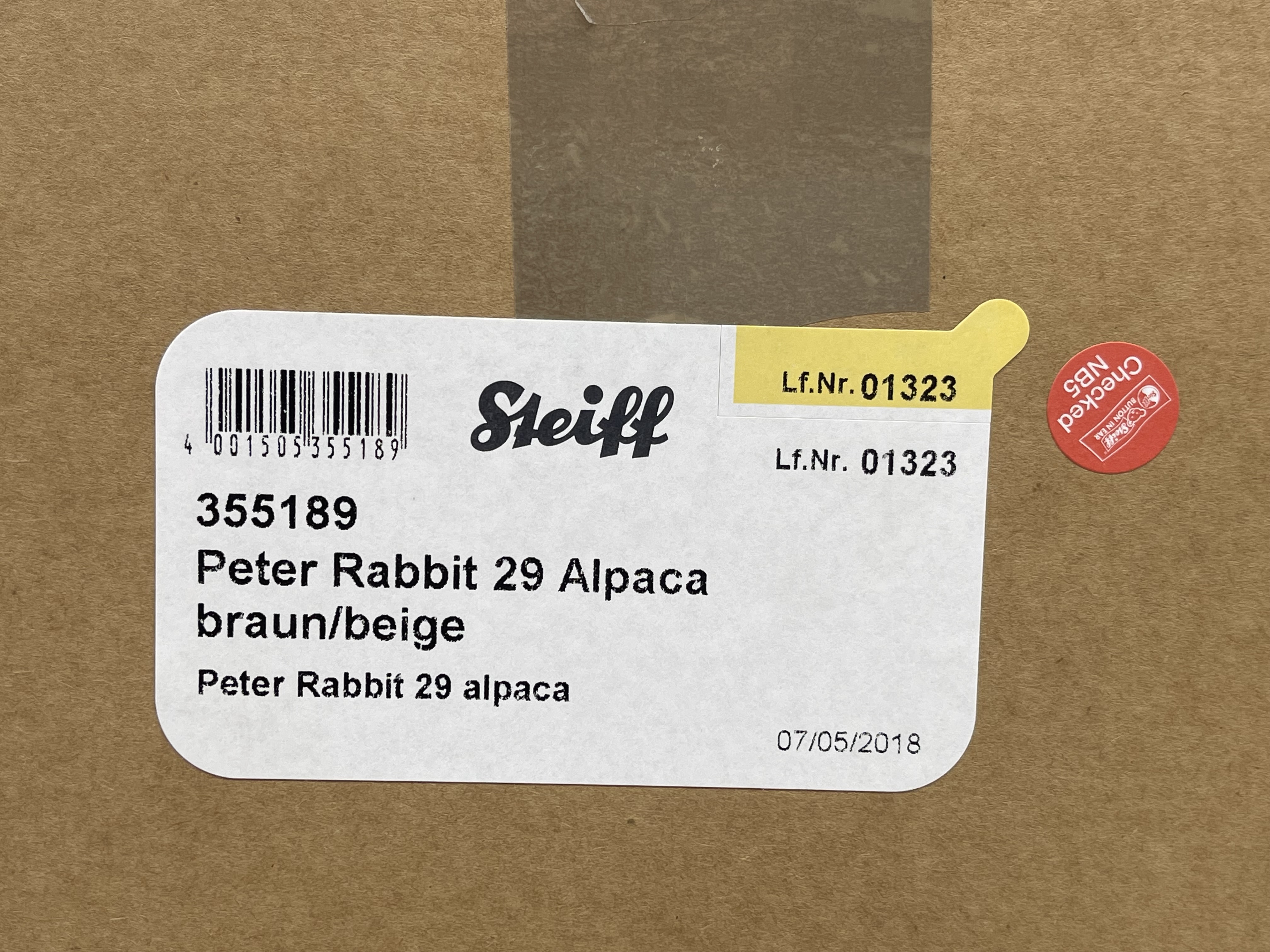 Boxed Steiff Peter Rabbit, Limited Edition, no 132 - Image 6 of 7