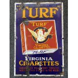 Turf Virginia Cigarettes Vintage Advertising Metal