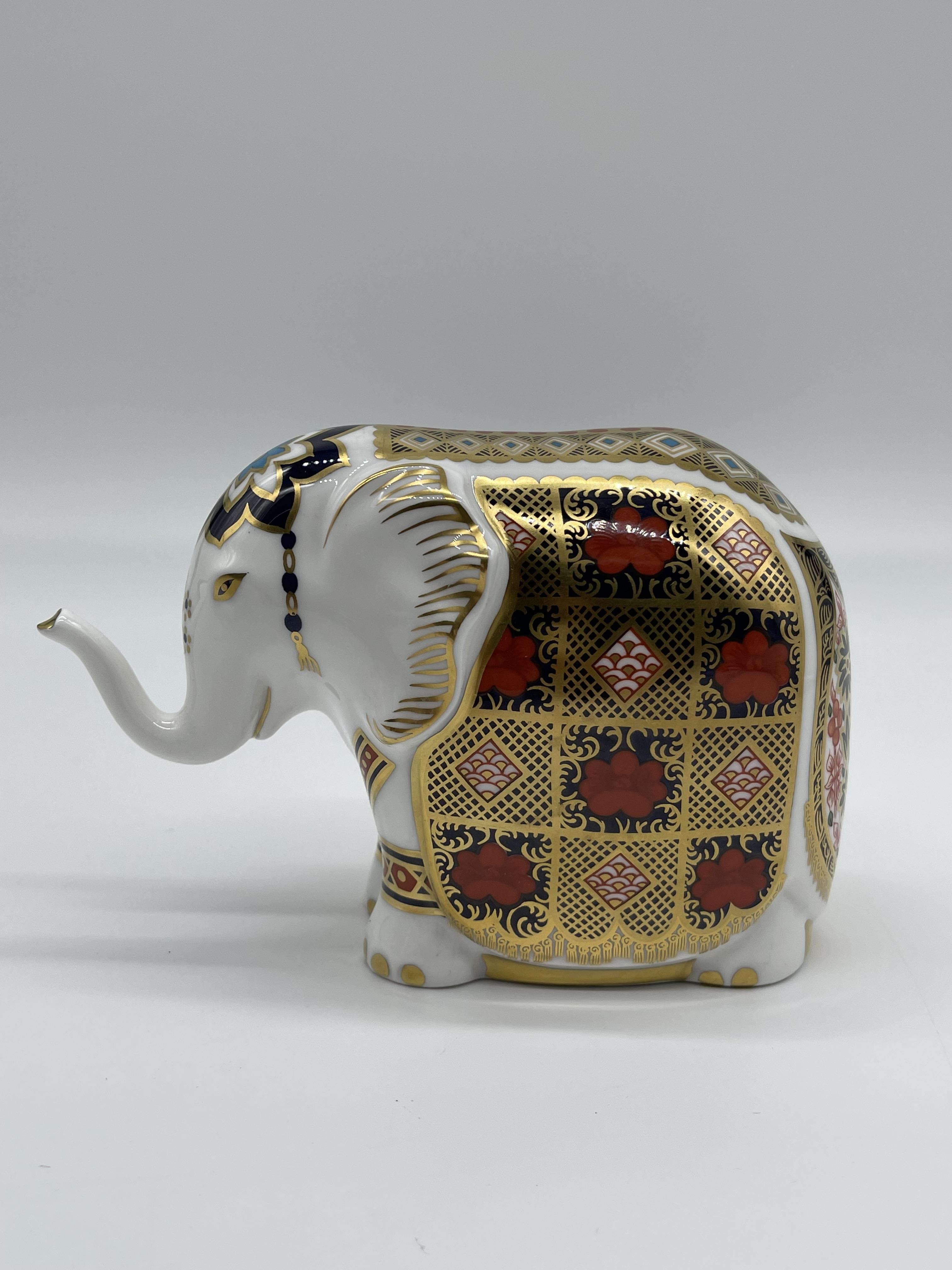Royal Crown Derby - Imari Elephant. Good conditio