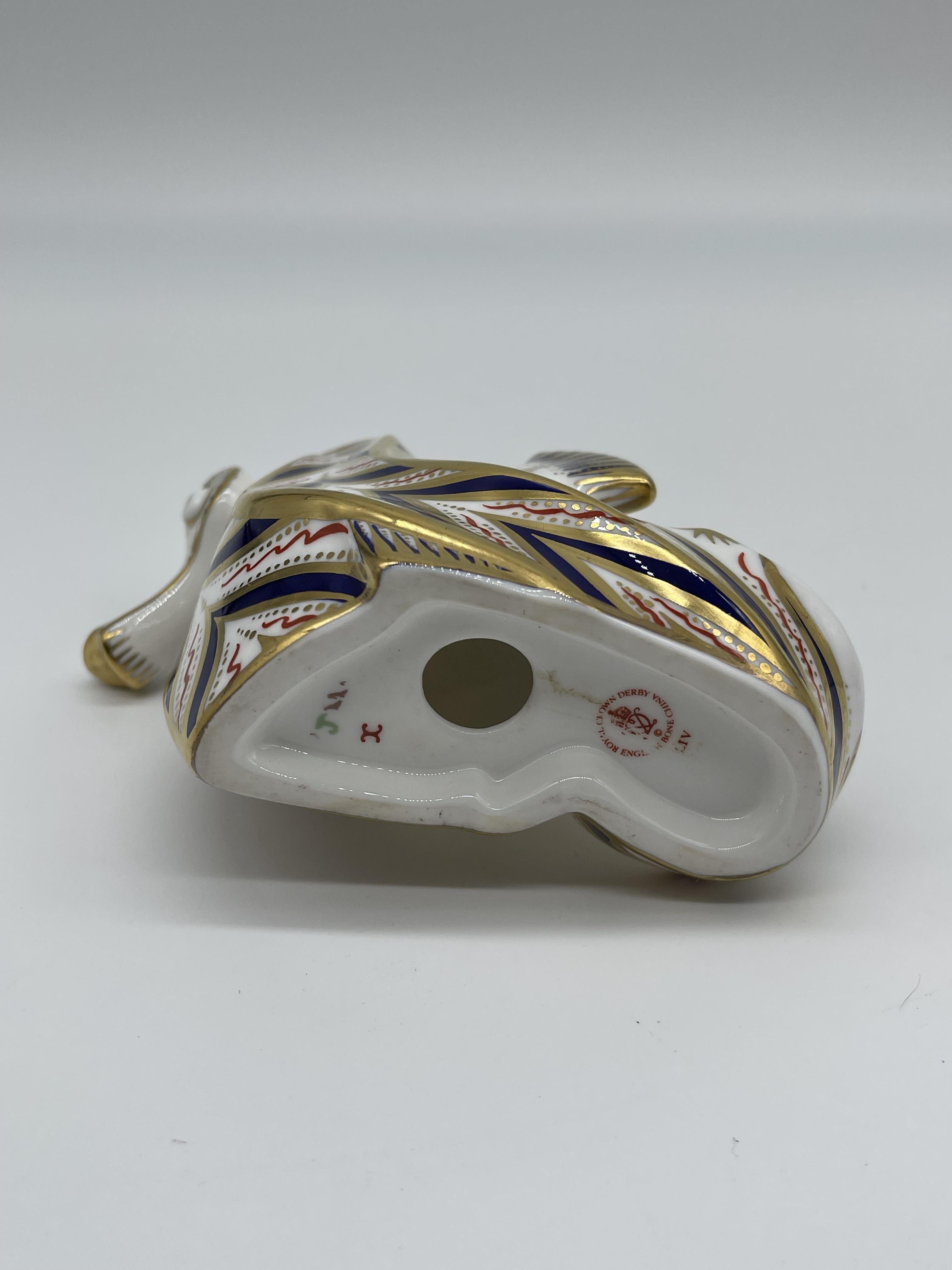 Royal Crown Derby - Blue Dolphin, and Royal Crown - Image 12 of 13