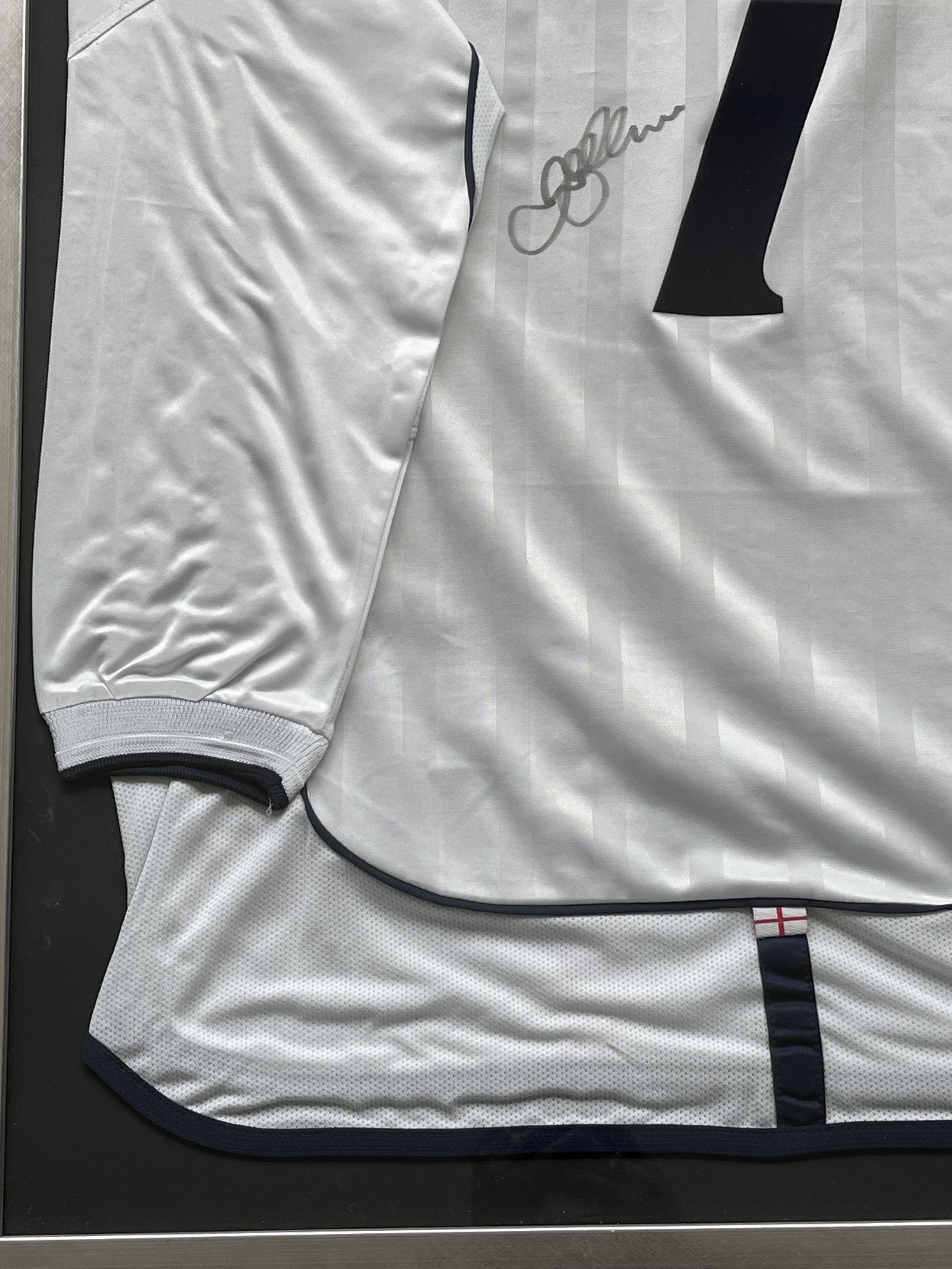 David Beckham - Framed Signed England Shirt with C - Image 5 of 13