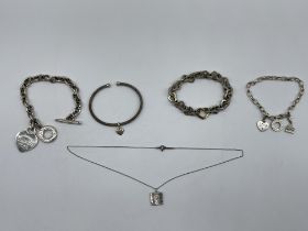 Hallmarked Silver Jewellery to include Three Tiffa
