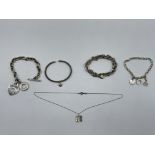 Hallmarked Silver Jewellery to include Three Tiffa