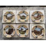 Collection of Six Boxed Bradford Exchange Plates w