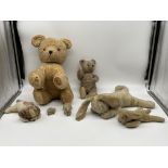 Collection of Steiff Style Vintage Soft Toys, only