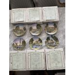 Collection of Six Boxed Bradford Exchange Plates w