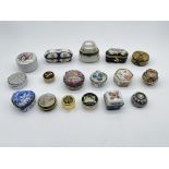 Collection of Vintage Trinket / Pill Boxes.