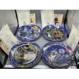 Four Bradford Exchange - Peter Pan Collectors Plat