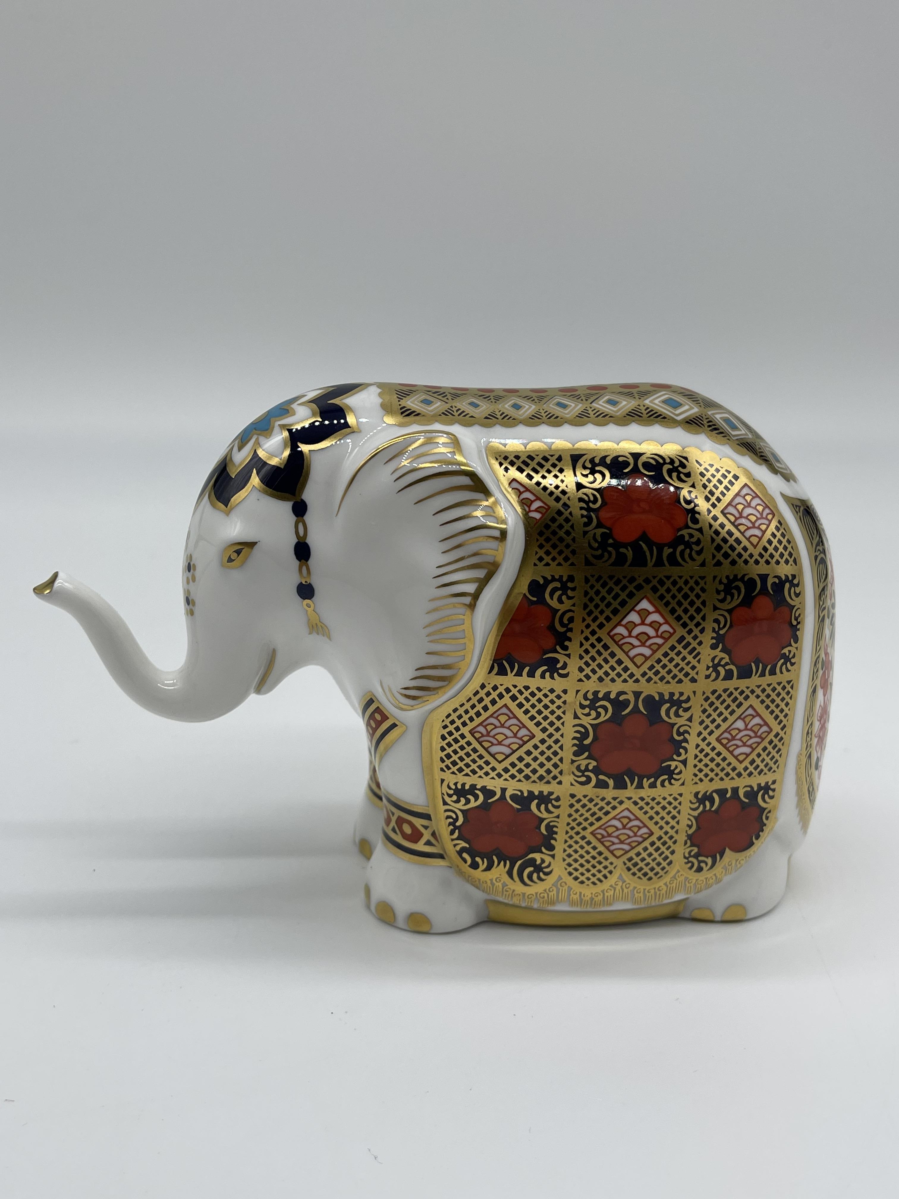 Royal Crown Derby - Imari Elephant. Good conditio - Image 5 of 7