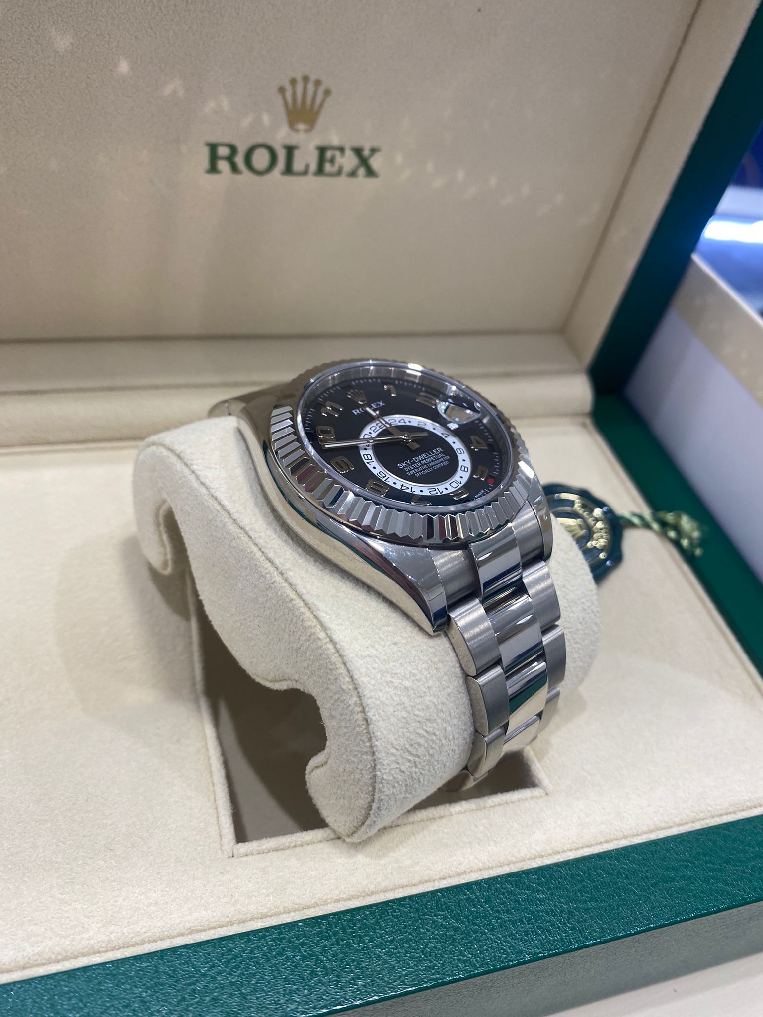 Rolex White Gold Sky-dweller Men's Watch, 2017. Fu - Image 15 of 17