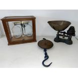 Vintage Pharmacy Scales, Fruit & Veg Scales, and M