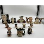 Collection of Toby/Character Jugs to include Royal