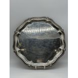 Large HM Silver Tray. Total weight 1kg 76gr.