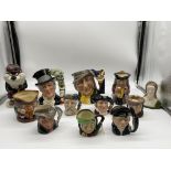 Collection of Toby/Character Jugs to include KF WB