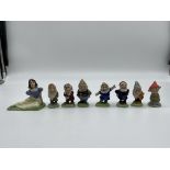 Wade Snow White and The Seven Dwarfs Figurines. G