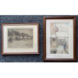 Morgan Dennis - Framed and Signed Etching, and one