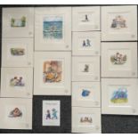 Fourteen Signed Giclée Prints by Shirley Hughes -