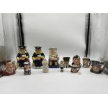 Collection of Toby/Character Jugs to include Kevin