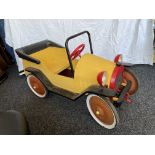 Vintage Brum Metal Classic Toy Ride-On Pedal Car.