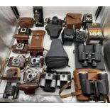 Collection of Vintage Cameras to include Eastman K