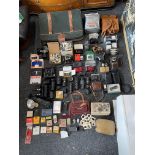 Large Assortment of Vintage Cameras and Lenses, Ge