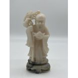 Antique Chinese Soapstone Carving of a Wise Man, M