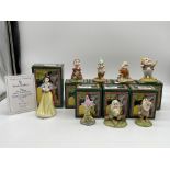 Boxed Royal Doulton Disney's Snow White and the Se