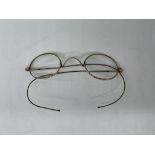 Antique 9ct Gold Rimmed Spectacles.