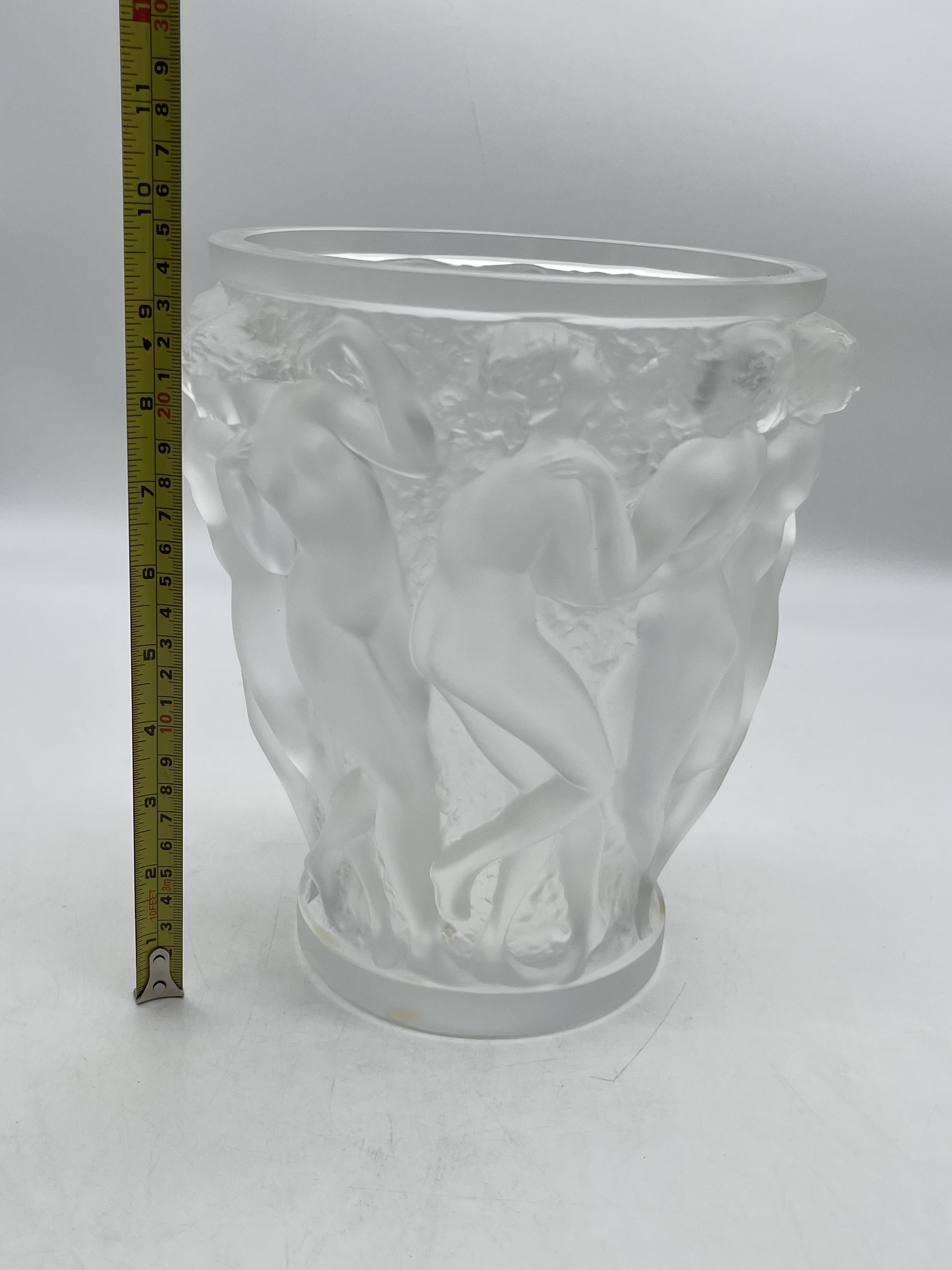 Boxed Lalique Bacchantes Vase. Height 24cm x Widt - Image 23 of 30