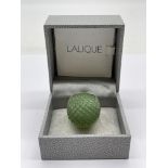 Boxed Lalique Serpent Dome Ring.