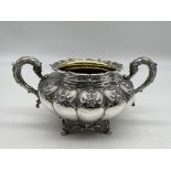 Hallmarked Silver Sugar Bowl. Total weight 415gr.