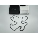 Boxed Chanel Pearl Necklace. Absolutely amazing c