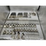 Collection of EPNS cutlery along with a Brandy War