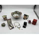 Assorted Lot to include Pocket Watch, Concorde Tie