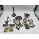 Assorted Items to include Hallmarked Silver and Si
