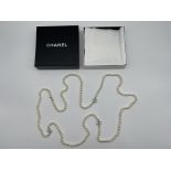 Boxed Chanel Pearl Necklace. Absolutely amazing c