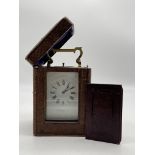 Searle Hoare & Co. Carriage Clock in Original Trav