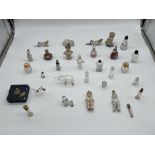 Large Collection of Antique Perfume / Scent Bottle