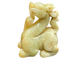 Hetian Jade Dragon Beast