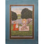 Painting depicting Guru Nanak
