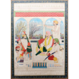 Sikh School painting depicting young Maharaja