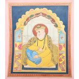 Painting depicting Guru Nanak Devji 37 x 31.5 cm