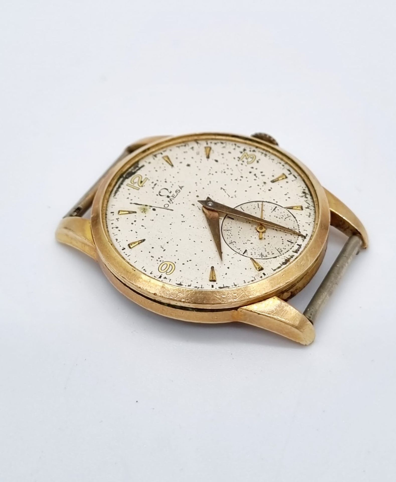 Omega, Herrenarmbanduhr, Gehäuse mit Uhrwerk, Cal. 265 , Nr: 11665407, Gehäusedurchmesser: 33mm, F - Bild 2 aus 3